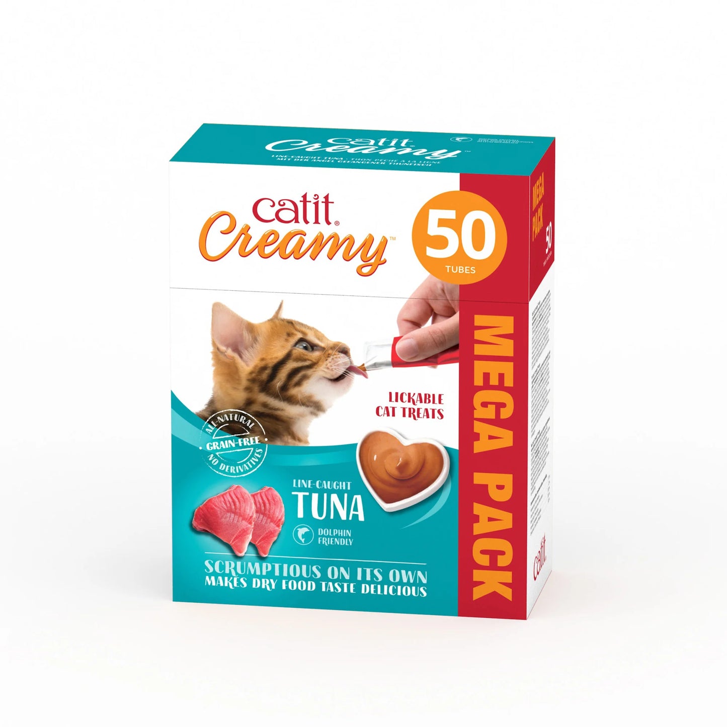 Catit | Creamy treat Atún - 4 tubos