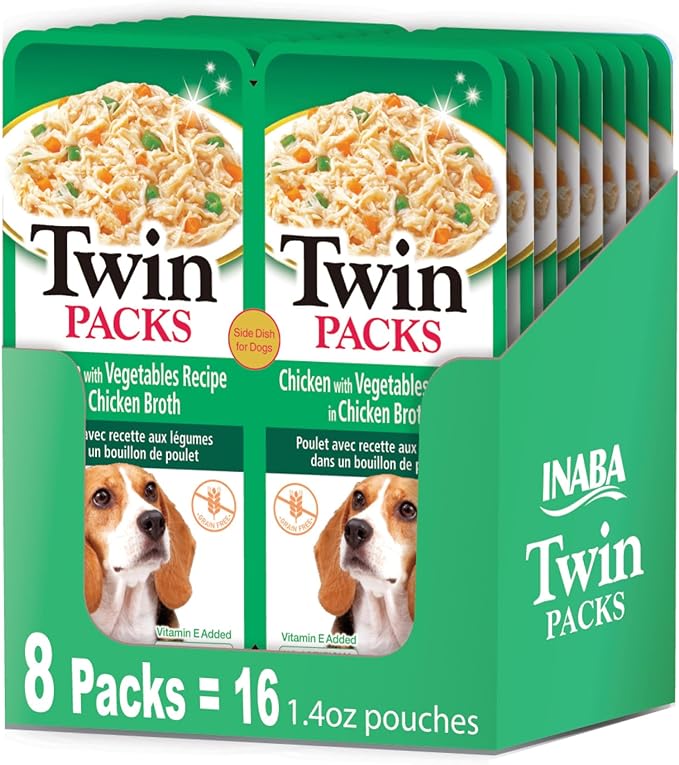 Inaba | Twin Packs de Pollo con verduras (2x40g)