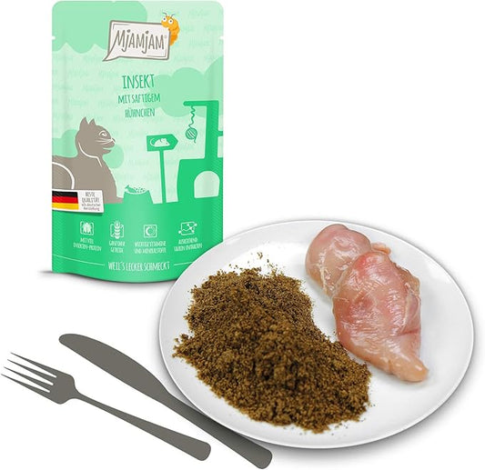 MjaMjam | Pollo jugoso con insectos (125g)