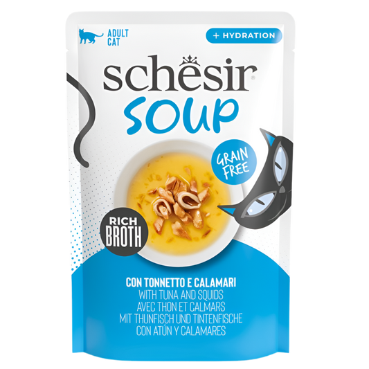 Schesir | Sopa de atún con calamar (12x40g)