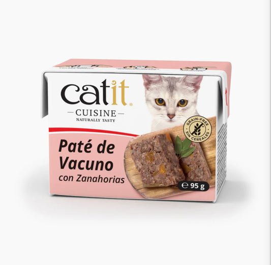 Catit | Cuisine Pate de Vacuno con Zanahorias (95g)