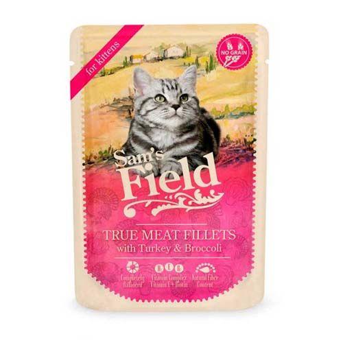 Sam's Field | Kitten Pavo con brocoli (85g)