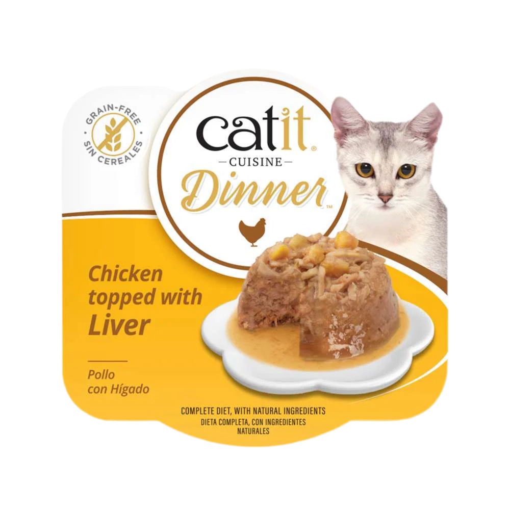 Catit | Cuisine Dinner - Pollo con higado (75g)