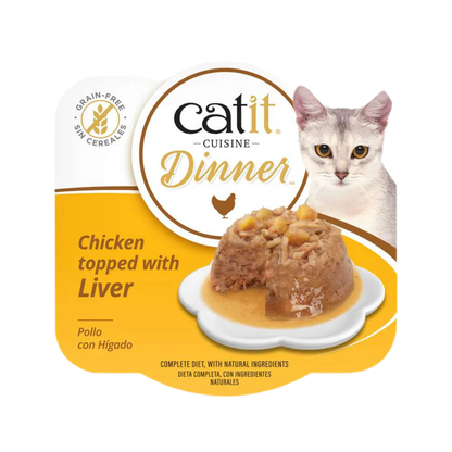 Catit | Cuisine Dinner - Pollo con higado (75g)
