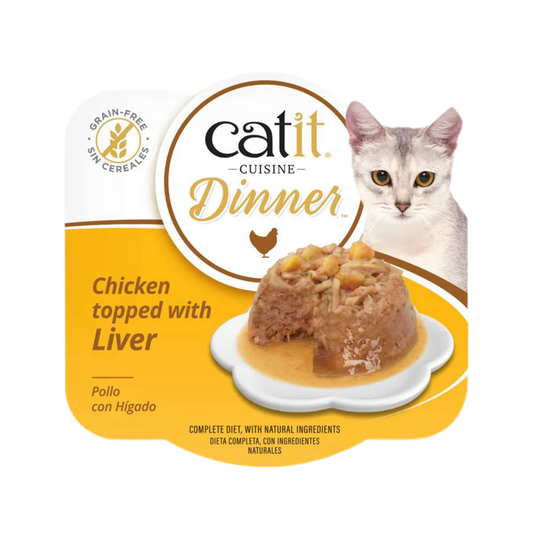 Catit | Cuisine Dinner - Pollo con higado (75g)