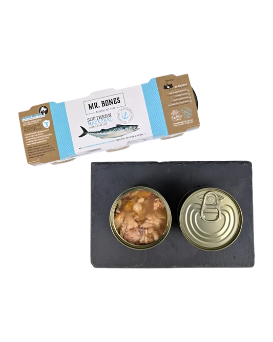 Mr. Bones | Caballa cocida al natural para perros y gatos – Fresh Topper