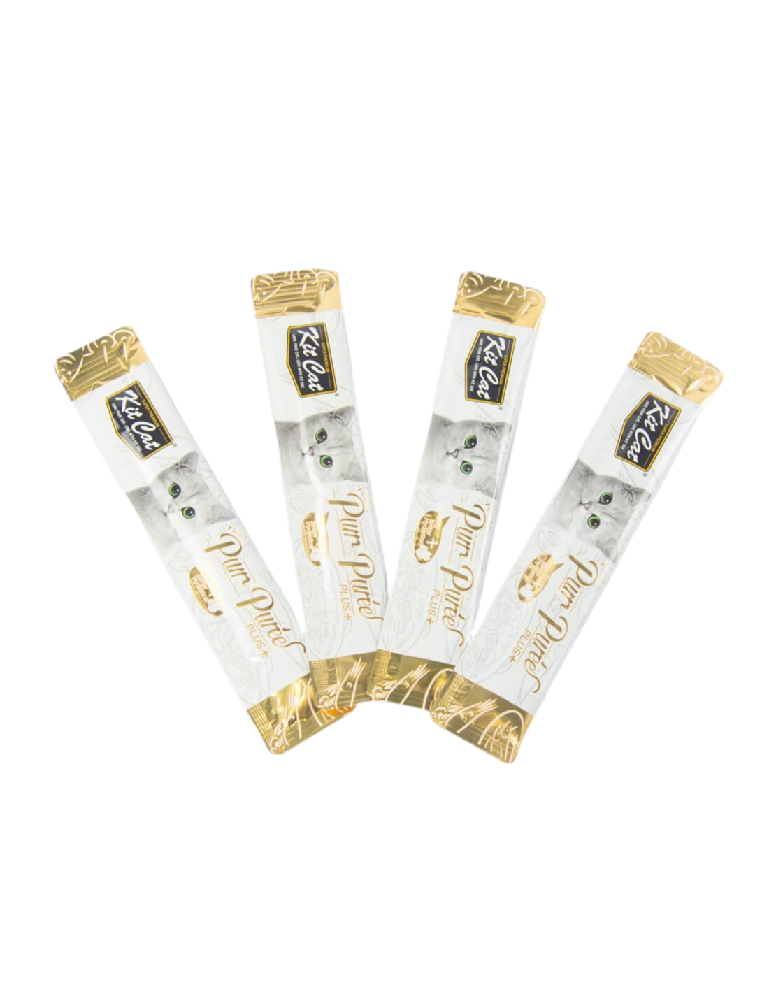 KIT CAT | PurrPuree Value Pack Pollo y Fibra 40x15g - Control Bolas de Pelo