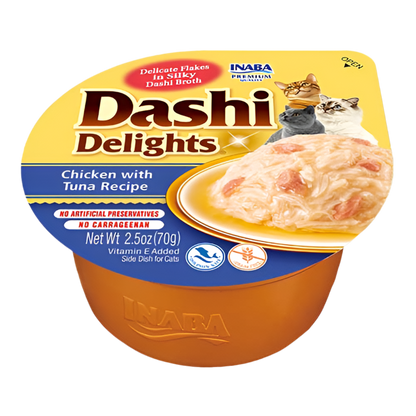 Inaba | Dashi Delights Pollo con Atun (70g)