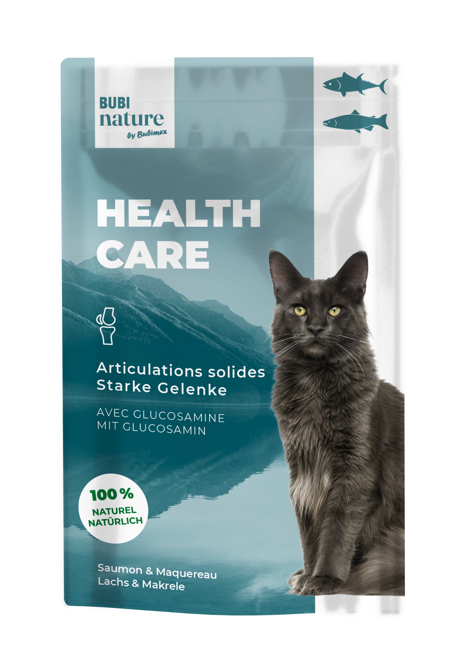 Bubi Nature | Pouch Health de Salmón y Caballa (70g)