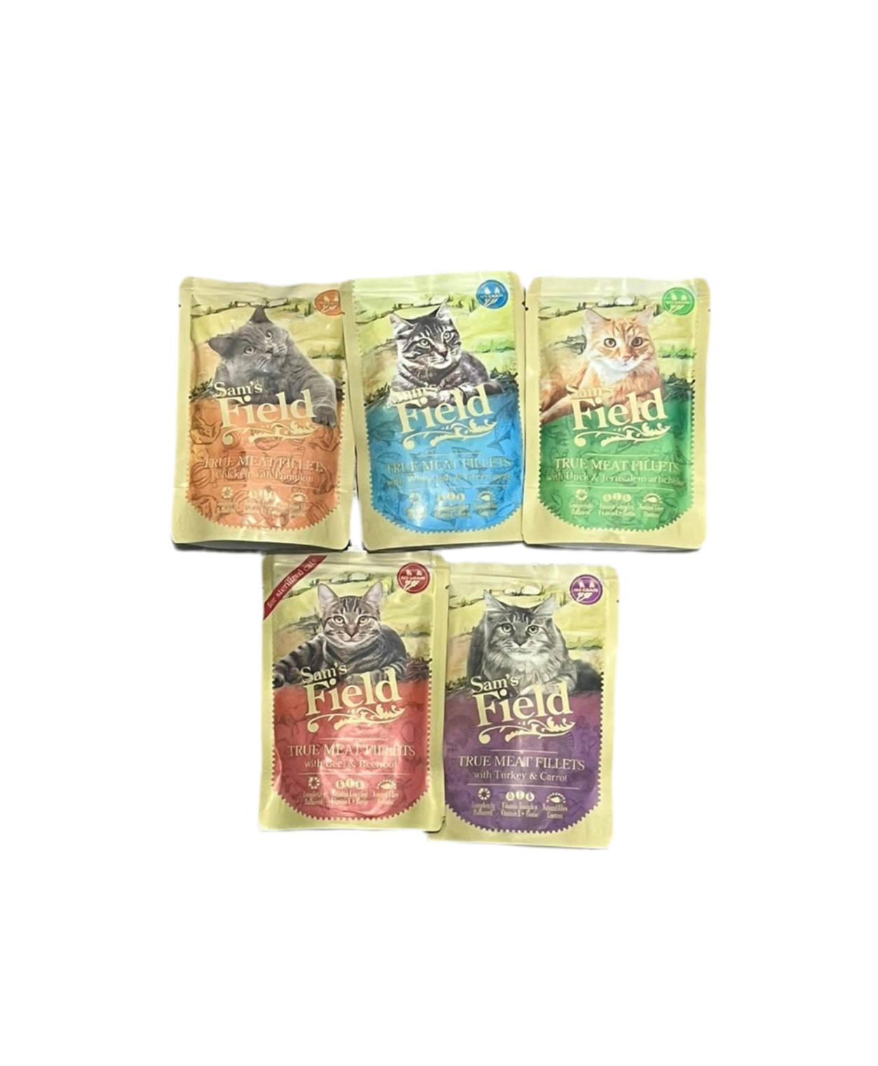 Sam's Field | Pack de prueba (5x85g)