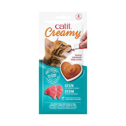 Catit | Creamy treat Atún - 4 tubos