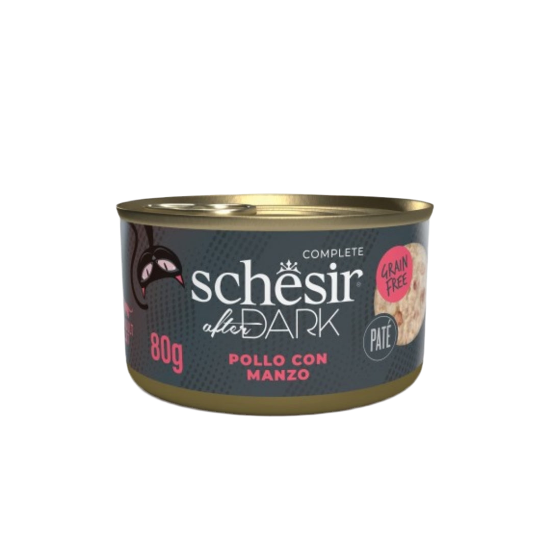 Schesir | After Dark Paté Pollo con Ternera (80g)