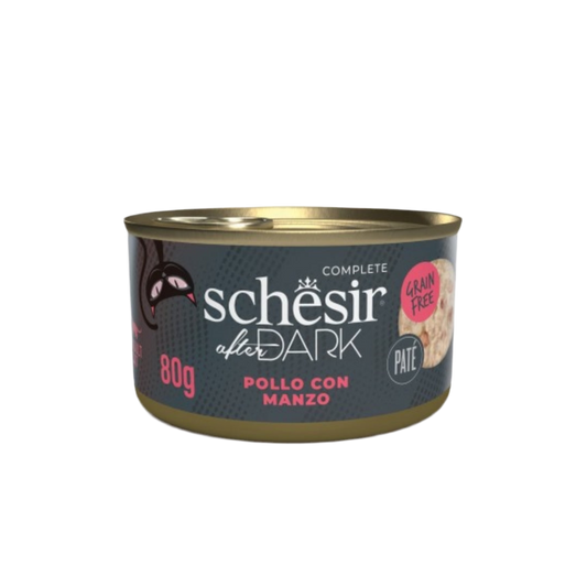 Schesir | After Dark Paté Pollo con Ternera (80g)