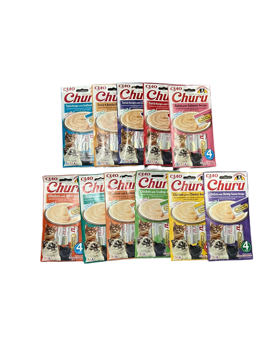 Inaba | Pack de prueba Churu de Pollo y Atún