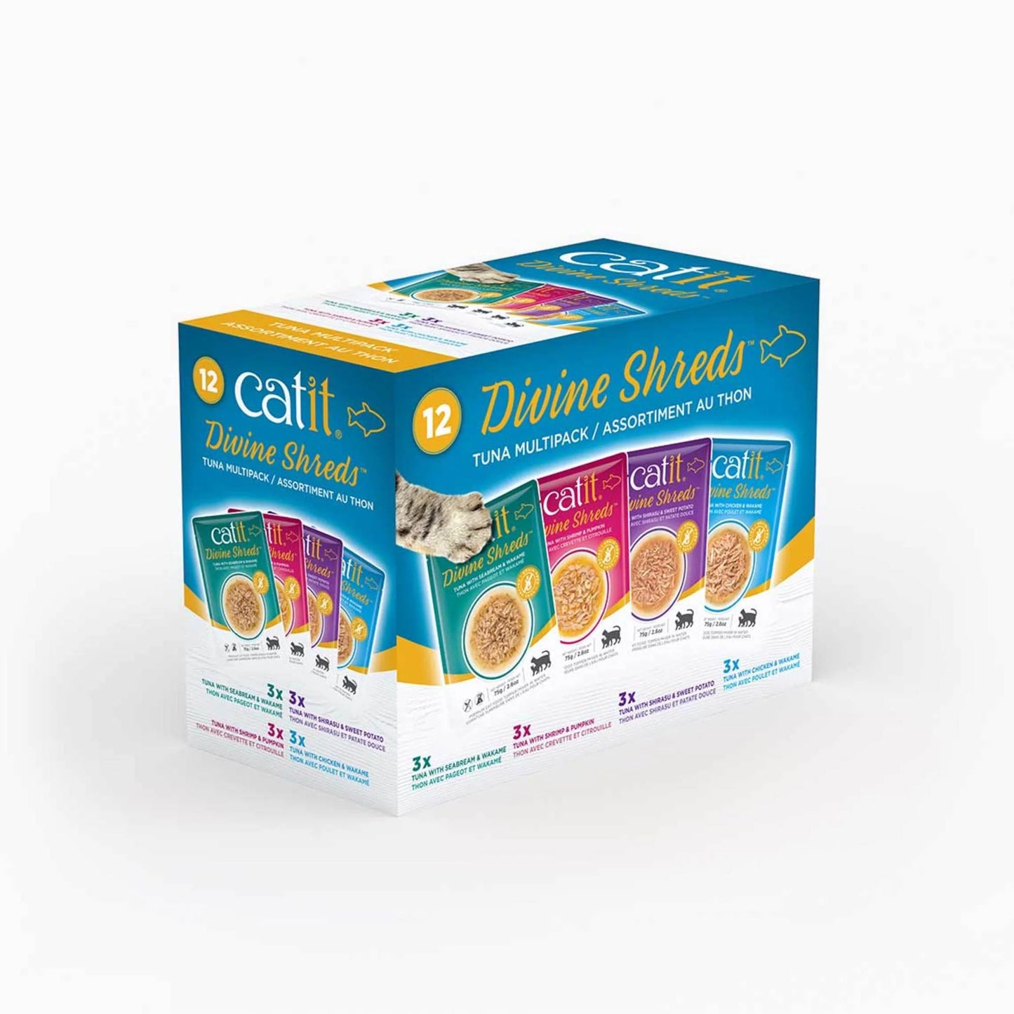 Catit | Sopa para Gatos Catit Divine Shreds - Atun