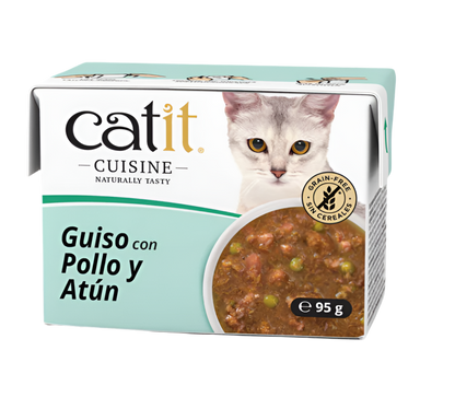 Catit | Cuisine Guiso de pollo con atún 95g