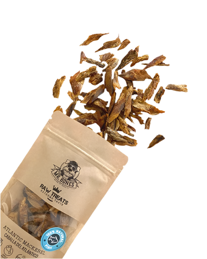 Mr. Bones | Raw Treats Caballa – Snack natural para perro y gato