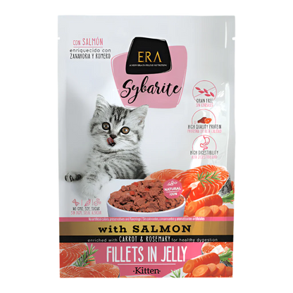 Era Sybarite | Kitten Salmón, zanahoria y romero (12x85g)
