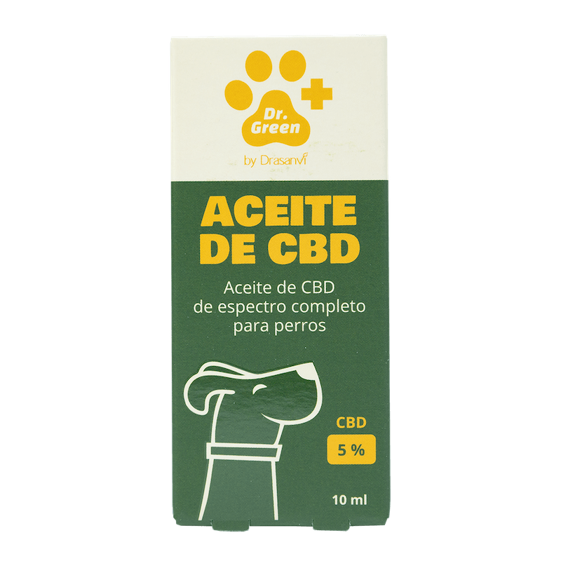 Aceite de CBD 5 % full spectrum para perros y gatos con gotero