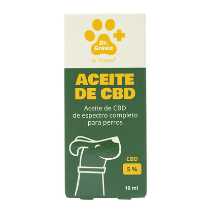 Aceite de CBD 5 % full spectrum para perros y gatos con gotero