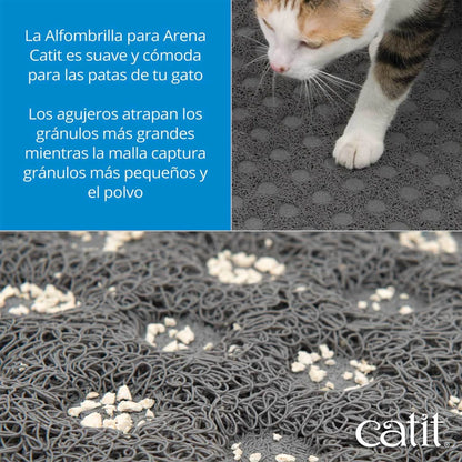 Alfombra para arenero de gatos Catit suelo limpio