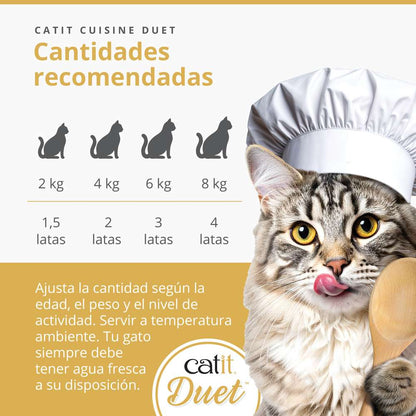 Alimento completo Catit Duet para gatos