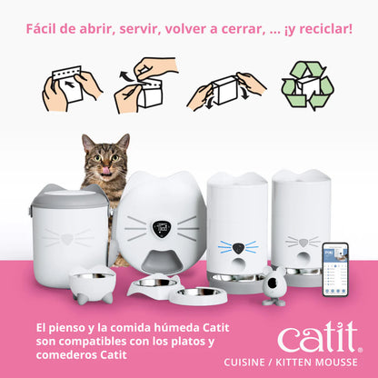 Alimento para gatitos en crecimiento mousse suave Catit Cuisine