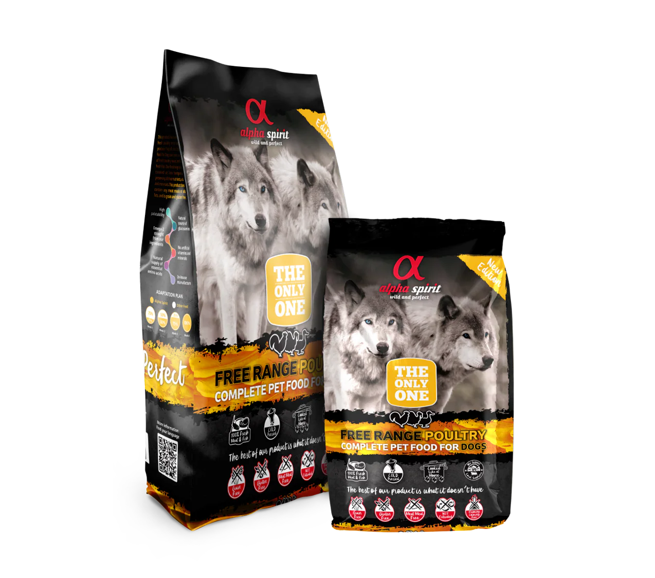 Alpha Spirit The Only One Aves de Corral pienso natural para perros adultos