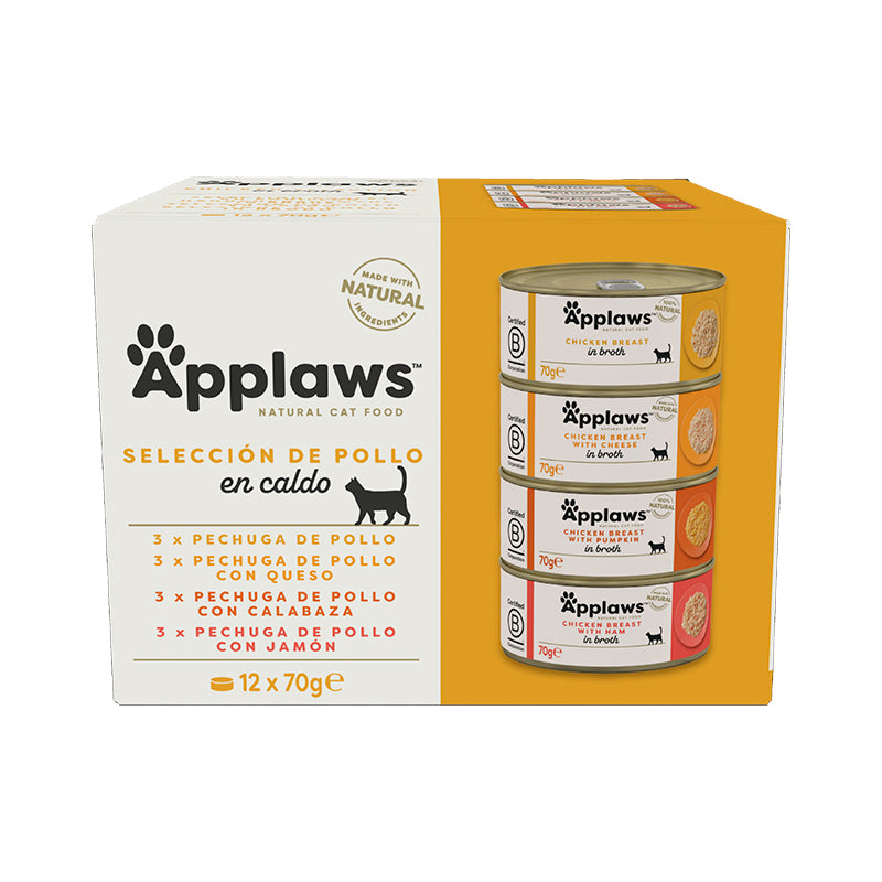 Applaws | Multipack Lata Pollo (12x70g)