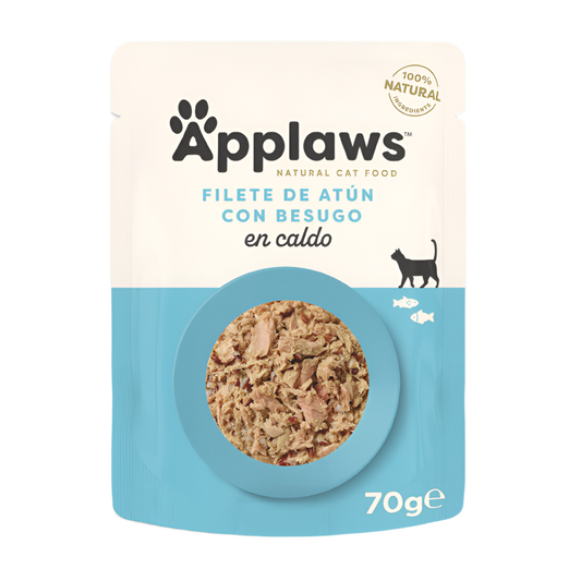 Applaws Atún con Besugo en Caldo comida húmeda natural para gatos