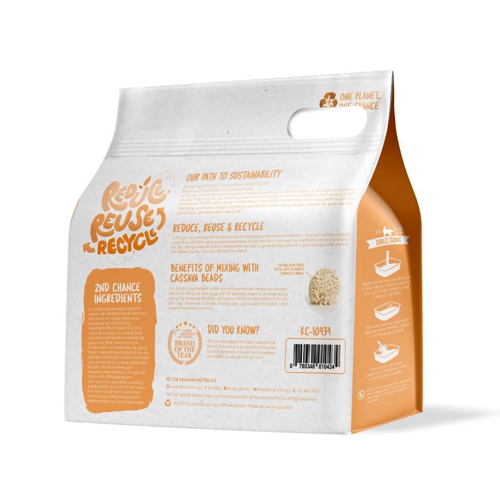 Arena vegetal Kit Cat para gatos
