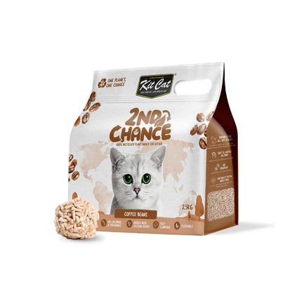 Arena vegetal para gatos con control natural de olores Kit Cat