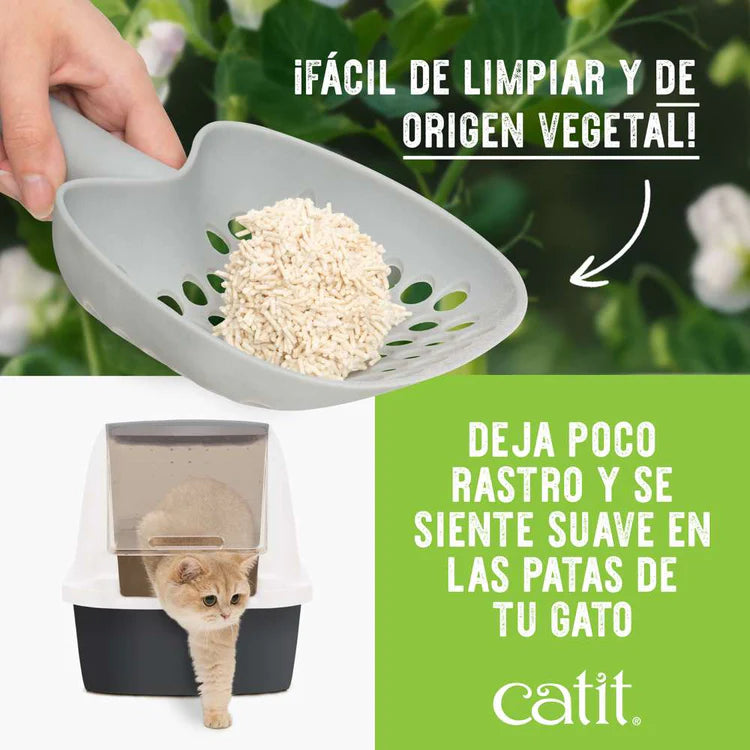 Arenero con arena natural Catit Go Natural sin fragancias