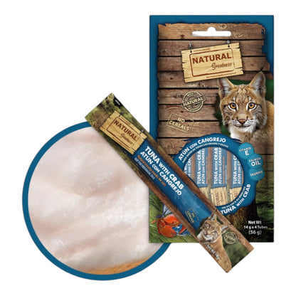 Natural Greatness | Skin&Coat support - Snack líquido de Atún cangrejo