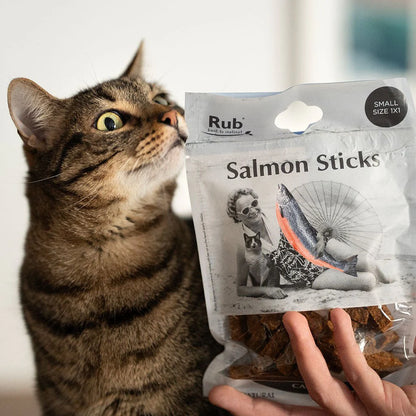 Rub Stick Dental de Salmón para Gatos 100g - Regular Size 1x1