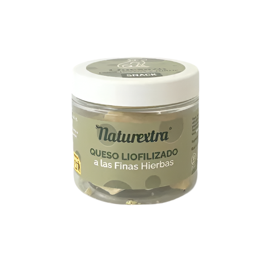 Naturextra | Snack Natural - Queso Liofilizado con Hierbas Provenzales 🌿🧀