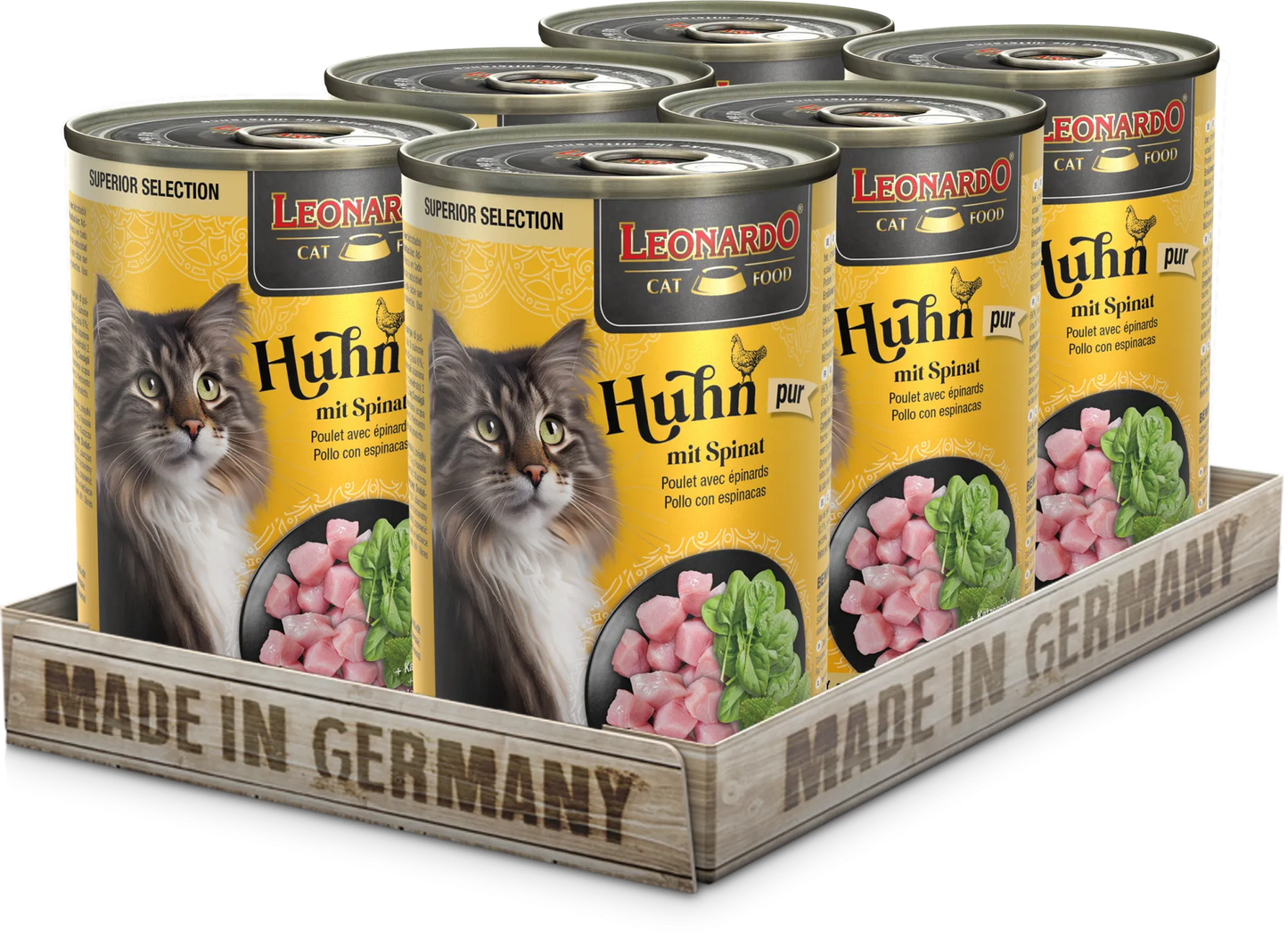 Leonardo | Pollo con espinacas (6x400g)