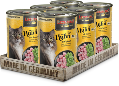 Leonardo | Pollo con espinacas (6x400g)