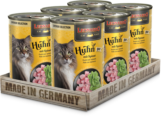 Leonardo | Pollo con espinacas (6x400g)