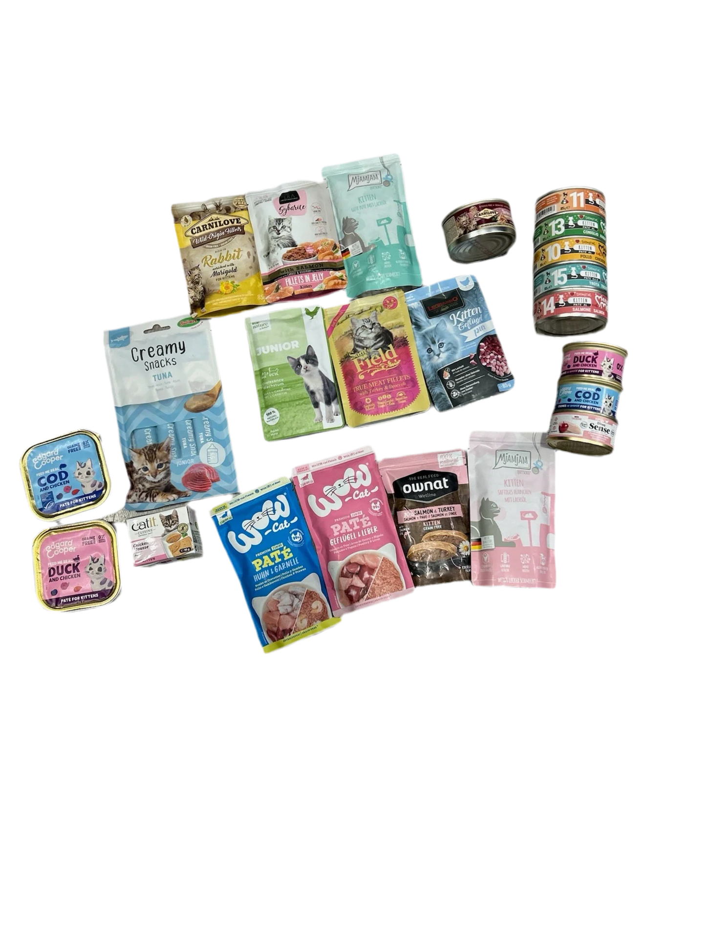 Pack Kitten Comida Húmeda y Snacks