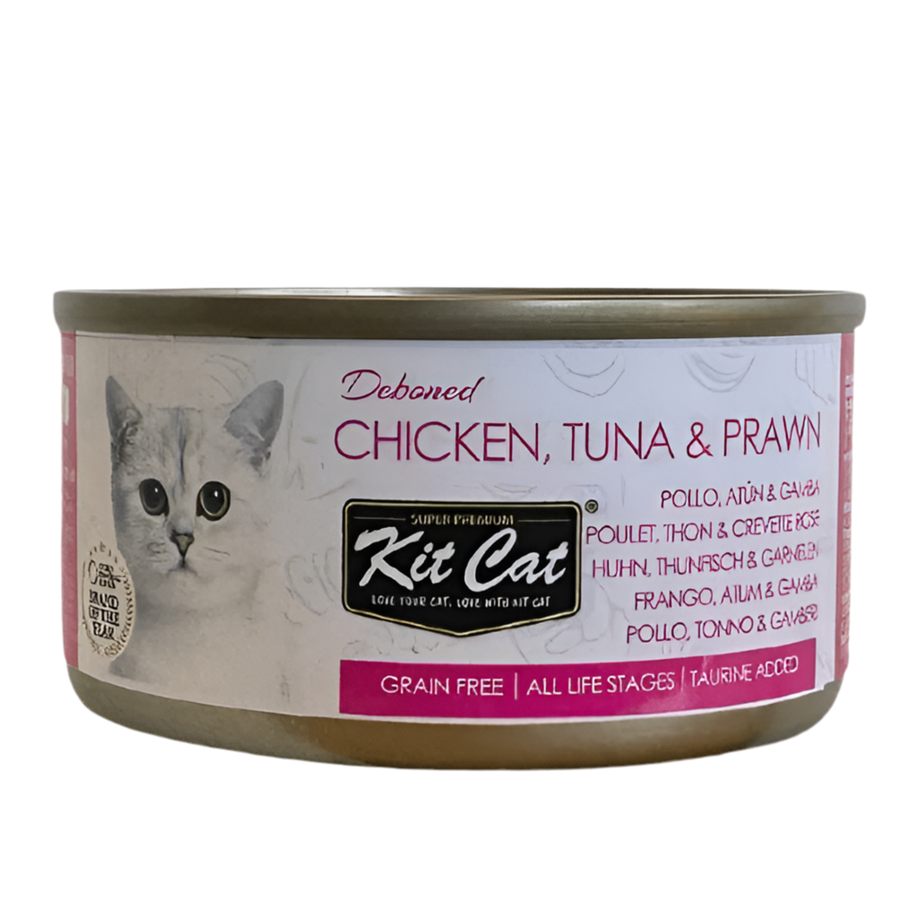 Kit cat | Pollo y atún con gamba en gelatina (80g)