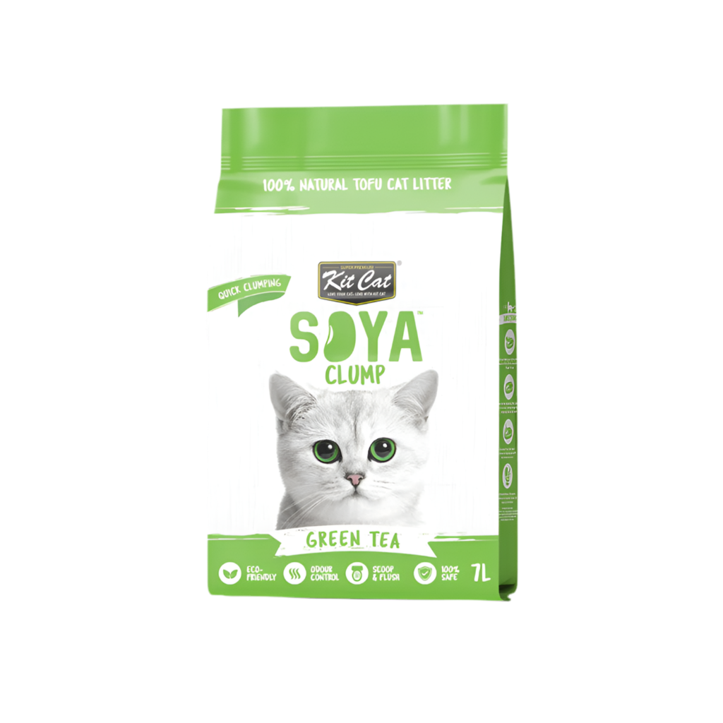 Kit Cat | SoyaClump Arena de Soja BIO - Green Tea 7L