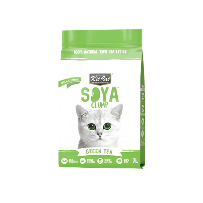 Kit Cat | SoyaClump Arena de Soja BIO - Green Tea 7L