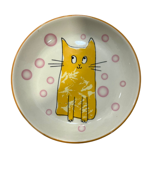 Bonitos platos de cerámica (10cm de diámetro)