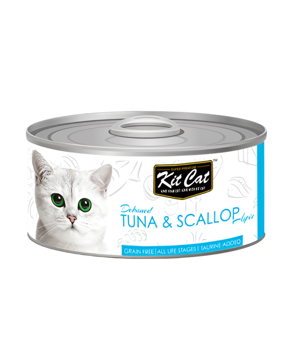 Kit Cat | Atún con vieira en gelatina (80g)