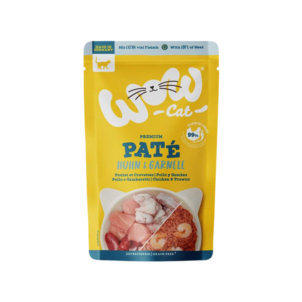 Wow | Cat Adult Pollo y Gambas Pate (125g)