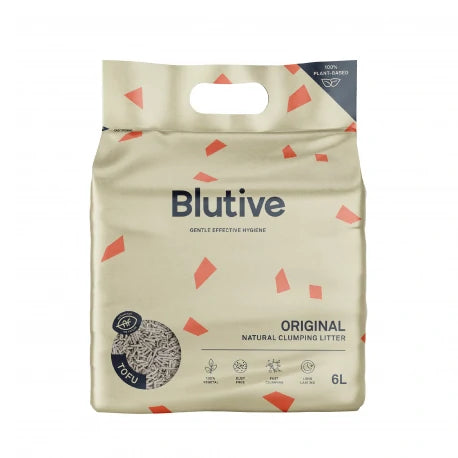 Blutive lecho natural aglomerante de tofu para gatos