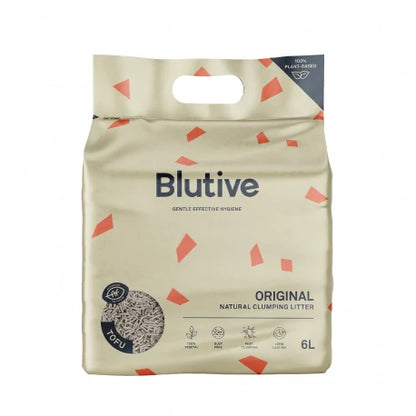 Blutive lecho natural aglomerante de tofu para gatos