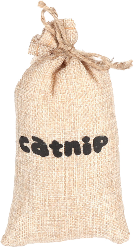 Bolsa de juguete para gatos con catnip Flamingo Mola Beige