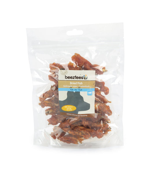 Bolsa de snack Beeztees Pescado deshidratado con Pollo para gatos